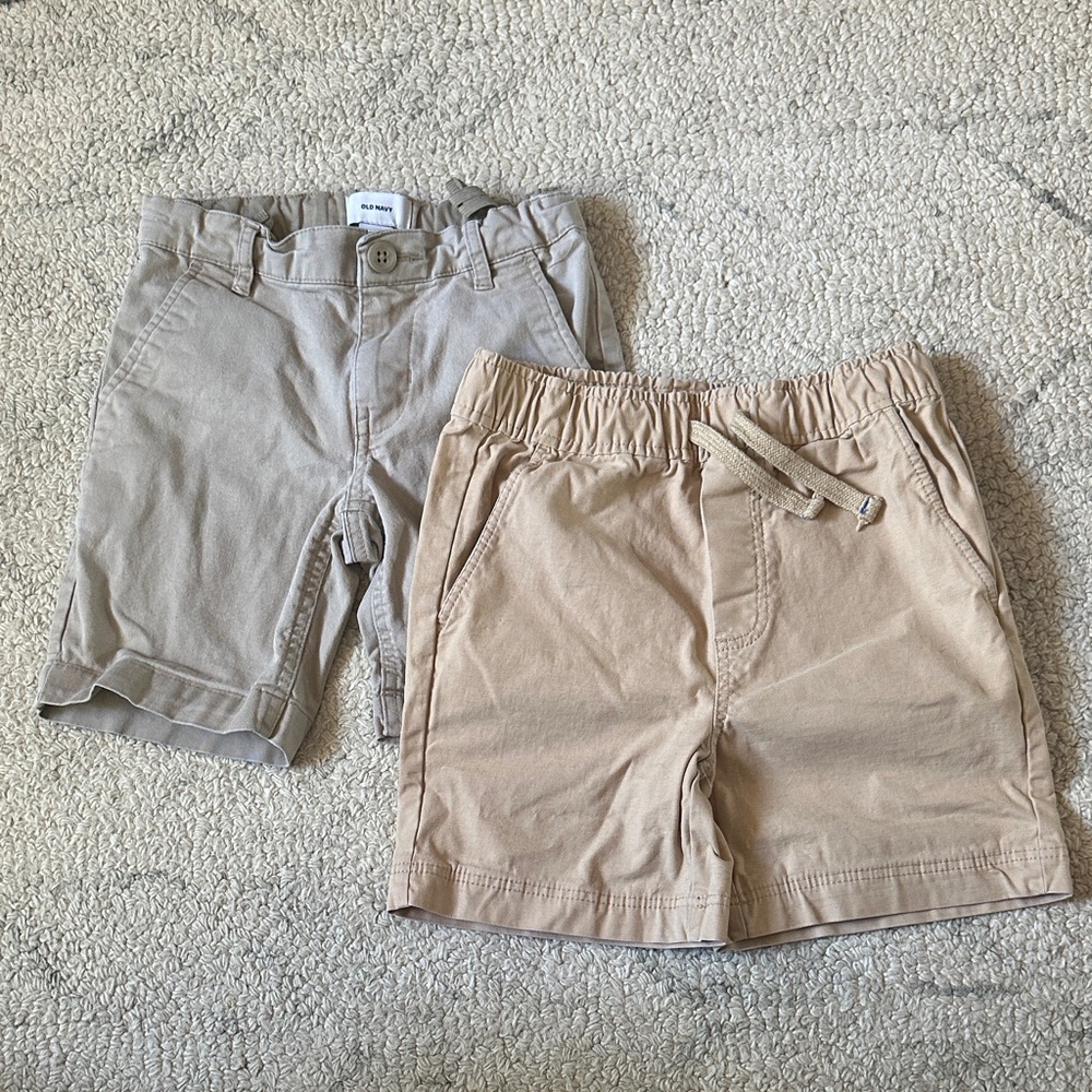 Stylish Kids Tan and Gray Shorts by Old Navy and Tommy Bahama
